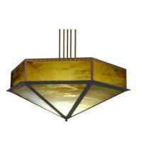 Meyda Blue 29140 - 51" Wide Hexagon Inverted Pendant