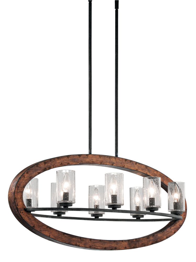 Linear Chandelier 8Lt