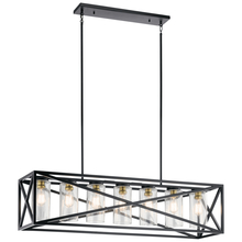 Kichler 44082BK - Linear Chandelier 7Lt