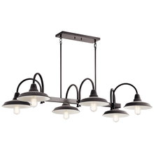 Kichler 52408WZC - Linear Chandelier 6Lt