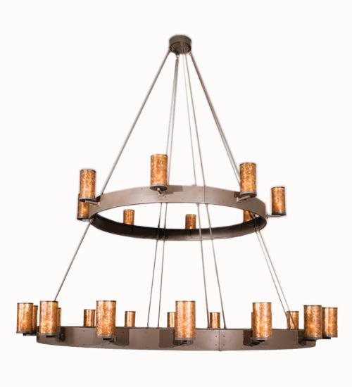 165"W Chappell 24 LT Two Tier Chandelier