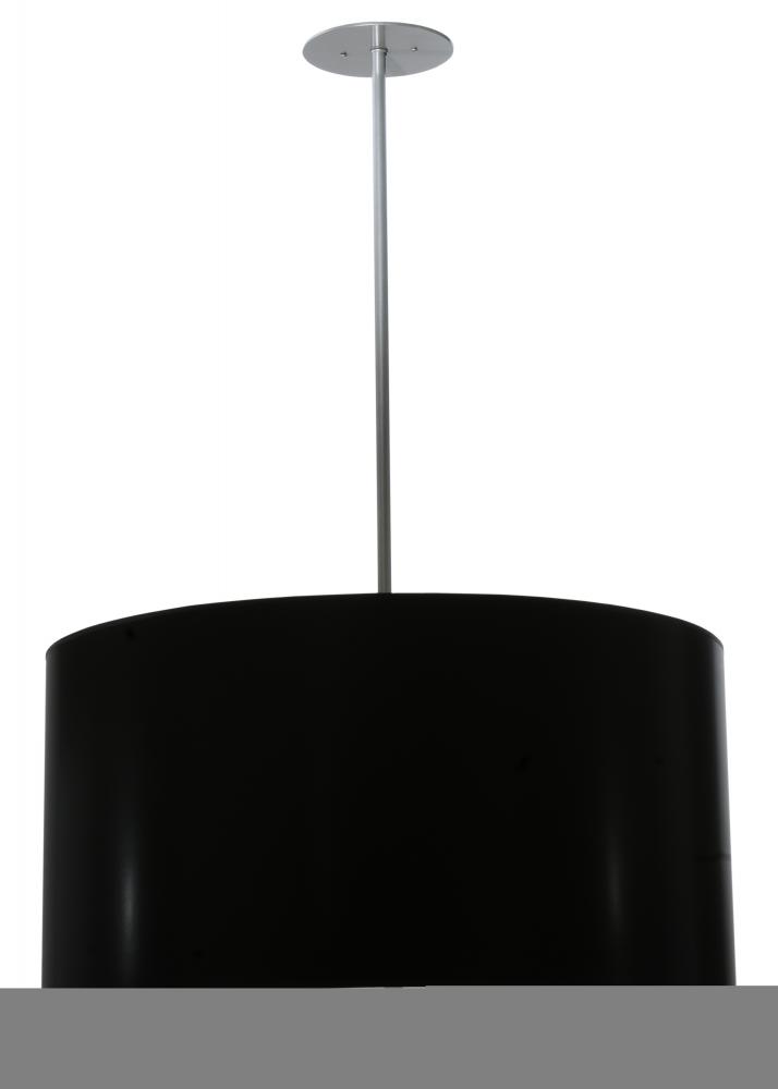 32"W Cilindro Black Paper Pendant