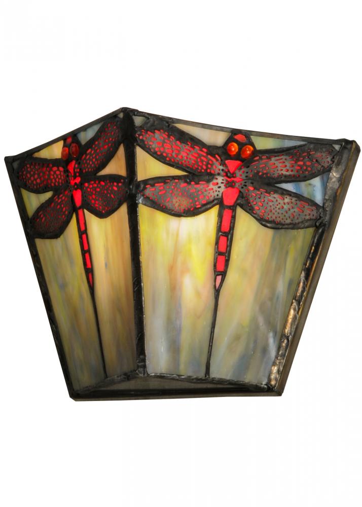 7.5"W Prairie Dragonfly Wall Sconce