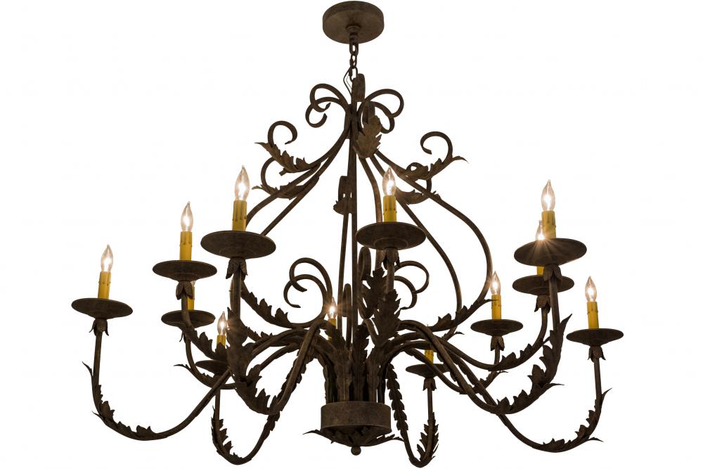 48"W French Elegance 12 LT Chandelier