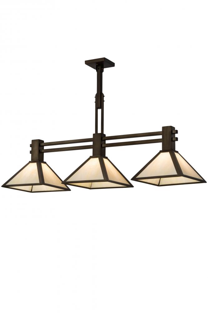 45" Long Soffe 3 Light Island Pendant