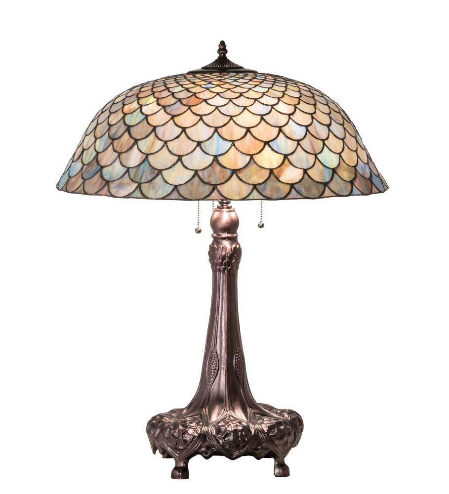 31" High Tiffany Fishscale Table Lamp