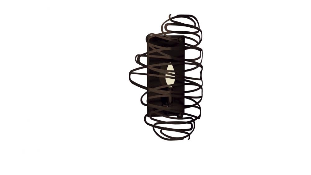 10" Wide Cyclone Wall Sconce