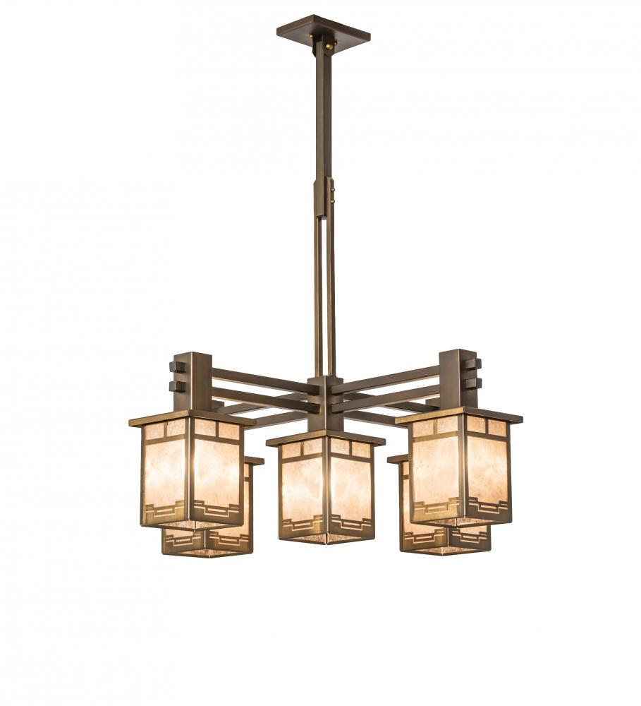 36" Wide Roylance 5 Light Chandelier