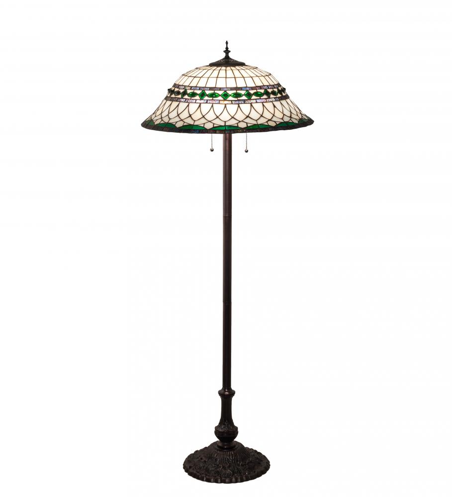 62" High Tiffany Roman Floor Lamp