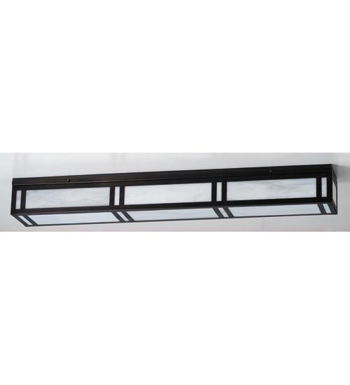 48"L Hyde Park Double Bar Mission Flushmount