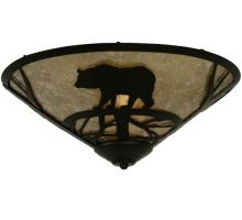 Meyda Blue 112458 - 17"W Bear on the Loose Flushmount