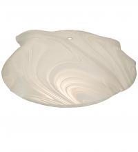 Meyda Blue 113946 - 16" Wide Metro Blanco Swirl Shade