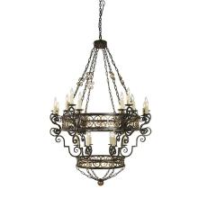 Meyda Blue 115356 - 48" Wide Isabo 24 Light Chandelier