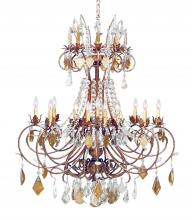 Meyda Blue 115456 - 42" Wide Minuet 16 Light Chandelier