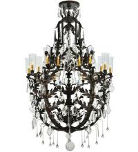 Meyda Blue 117280 - 48"W French Baroque 16 LT Chandelier