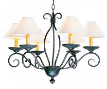 Meyda Blue 117670 - 26" Wide Sienna 6 Light Chandelier