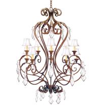 Meyda Blue 118198 - 42" Wide Josephine 10 Light Chandelier