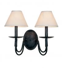 Meyda Blue 119083 - 16" Wide Bell 2 Light Wall Sconce