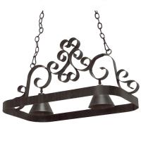 Meyda Blue 120296 - 32" Long Hayley 2 Light Pot Rack