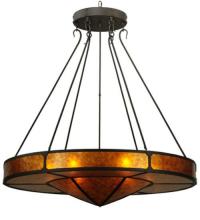 Meyda Blue 129154 - 48"W Timber Inverted Pendant