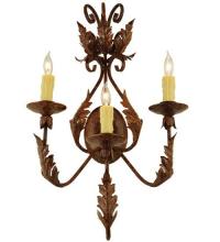 Meyda Blue 135057 - 16.5"W French Elegance 3 LT Wall Sconce