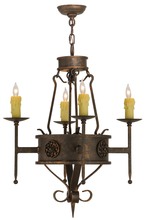 Meyda Blue 136537 - 24"W Lorenzo 4 LT Chandelier