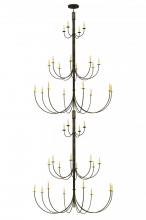 Meyda Blue 143565 - 78" Wide Cheal 40 Light Double Chandelier