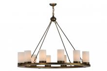 Meyda Blue 144980 - 48"W Loxley 12 LT Chandelier