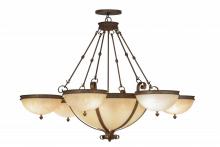 Meyda Blue 151156 - 72"W Alonzo 6 Arm Chandelier