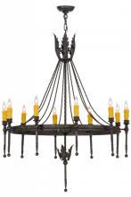 Meyda Blue 152118 - 36"W Amaury 10 LT Chandelier