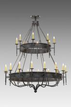 Meyda Blue 153295 - 72" Wide Marta 24 Light Two Tier Chandelier