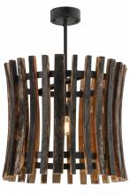 Meyda Blue 157547 - 24"W Barrel Stave Madera Pendant