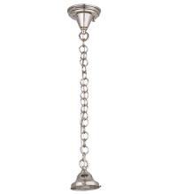 Meyda Blue 157721 - 5" Wide Polished Nickel 1 Light Pendant Hardware