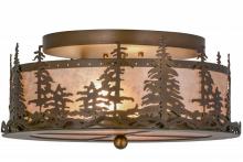 Meyda Blue 160561 - 16"W Tall Pines Flushmount