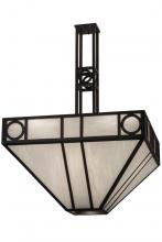 Meyda Blue 164030 - 36"Sq Mission Chic Pendant