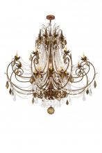 Meyda Blue 169772 - 64" Wide Minuet 16 Light Chandelier