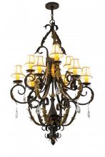 Meyda Blue 169782 - 36"W Ingrid 9 LT Chandelier