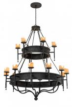 Meyda Blue 172299 - 60" Wide Marta 18 Light Two Tier Chandelier