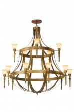 Meyda Blue 176602 - 72"W Pontoise 15 LT Chandelier