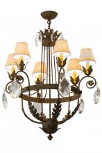 Meyda Blue 180943 - 26" Wide Antonia 6 Light Chandelier