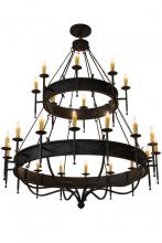 Meyda Blue 182268 - 72" Wide Marta 24 Light Two Tier Chandelier