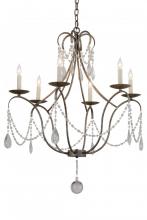 Meyda Blue 182544 - 31"W Kaitlynn 4 LT Chandelier