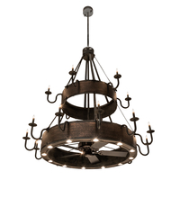 Meyda Blue 213966 - 74" Wide Costello 18 Light Two Tier Chandel-Air