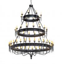 Meyda Blue 220303 - 96" Wide Marta 56 Light Three Tier Chandelier