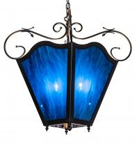 Meyda Blue 231357 - 20" Square Terena Pendant