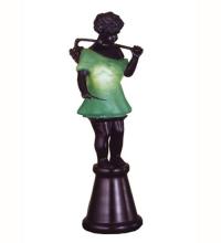 Meyda Blue 24092 - 15.5"H Silhouette Bacchus Boy Accent Lamp