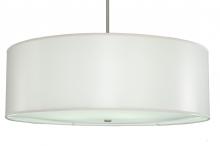 Meyda Blue 250037 - 42" Wide Cilindro White Trilam Textrene Pendant