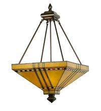 Meyda Blue 50621 - 17" Square Prairie Corn Inverted Pendant