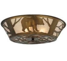 Meyda Blue 51497 - 22"W Bear on the Loose Flushmount