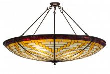 Meyda Blue 72653 - 48"W Basket Weave Inverted Pendant